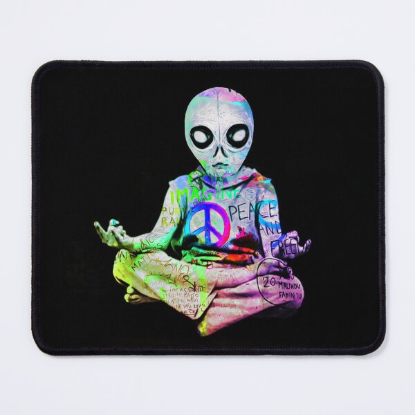 Item preview, Zen Alien Graffiti Street Art designed and sold by Mystikos Art.