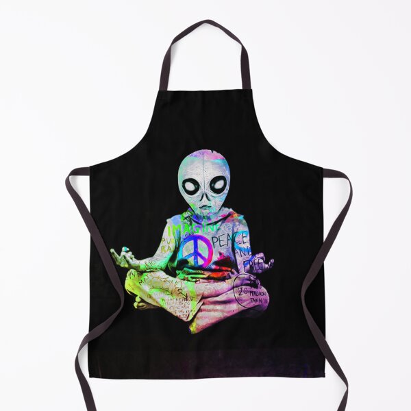Item preview, Zen Alien Graffiti Street Art designed and sold by Mystikos Art.