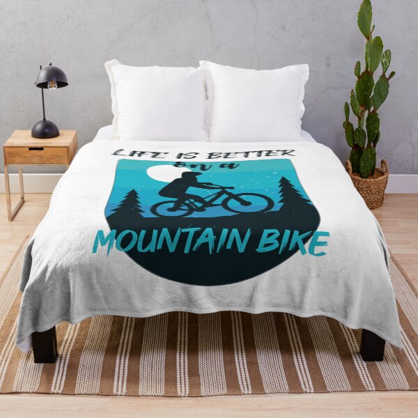 Item preview, life is better on a mountain bike Retro Vintage Cool Funny Gift Design designed and sold by oussamah99.