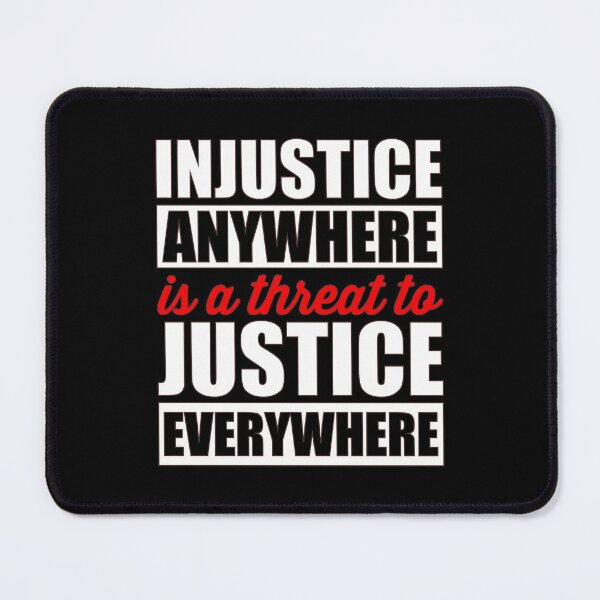 Item preview, Injustice Anywhere Is A Threat To Justice Everywhere Quotes Long Sleeve T-Shirt designed and sold by politevann.