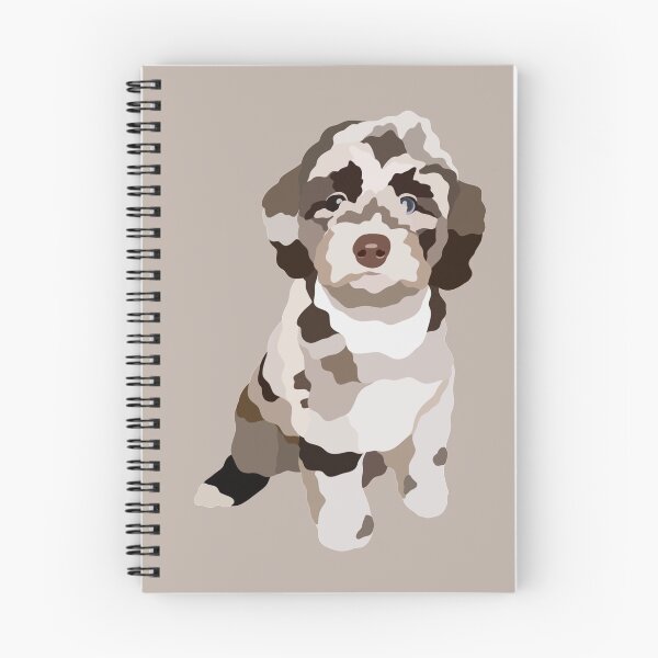 Item preview, Cockapoo Puppy Dog Portrait Digital Illustration designed and sold by sherylwylie.