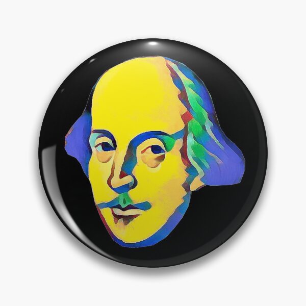 Item preview, Stylized Head of William Shakespeare designed and sold by Shaxspere.