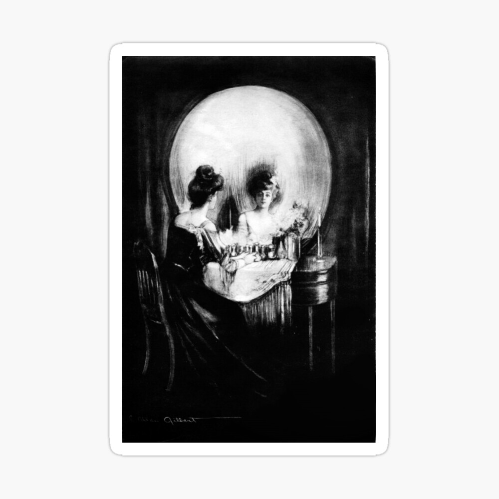 A Skull or a Woman? Optical Illusion of Death and Vanity