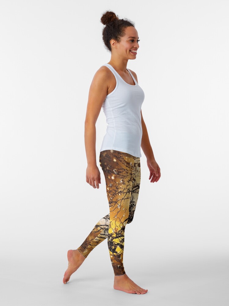 Golden Jaguar Leggings – Blu Leggings