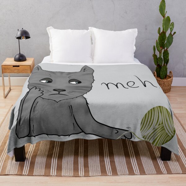 Item preview, Copy of Funny meh cat designed and sold by Antiope33.