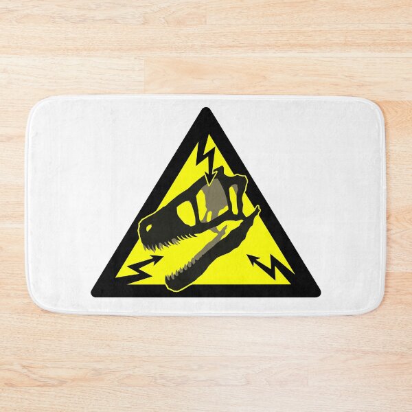 Item preview, High voltage warning sign with raptor skull designed and sold by varjopihlaja.