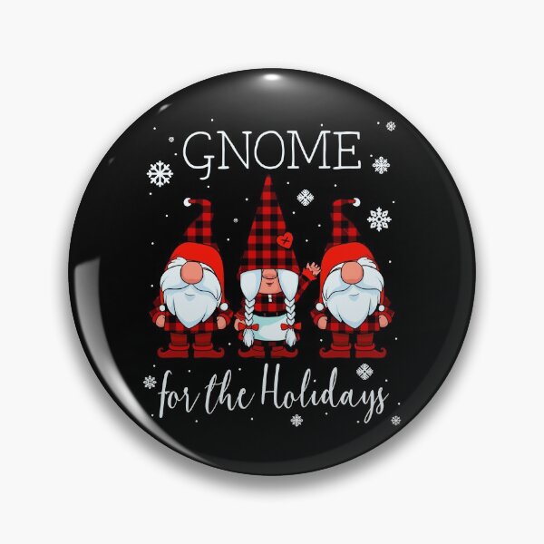 Item preview, Gnome For The Holidays Buffalo Plaid 3 Gnomes Christmas Xmas designed and sold by adwickcynd1.