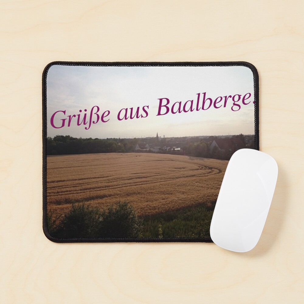 Grüße aus Baalberge Mauspad