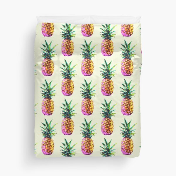 Painted Pineapple Duvet Cover