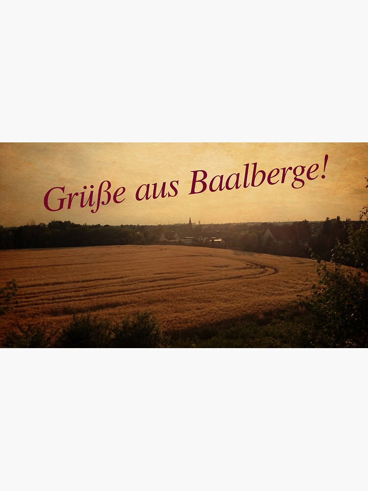 Grüße aus Baalberge, Retro von Gourmetkater