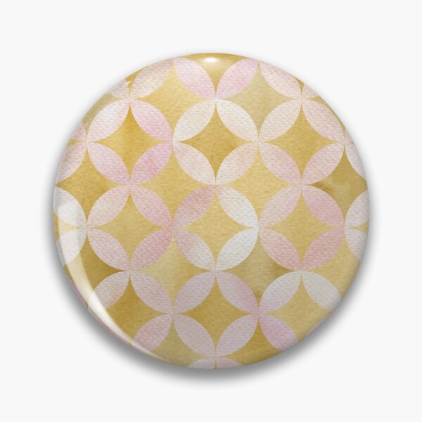 Item preview, Interlocking Circles Watercolor - Rose Gold designed and sold by JPuckett-Design.