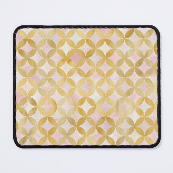 Item preview, Interlocking Circles Watercolor - Gold designed and sold by JPuckett-Design.