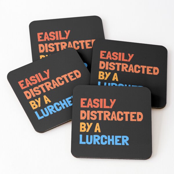Item preview, Easily Distracted By A Lurcher Funny Dog Gift  designed and sold by Guarddogdrive.