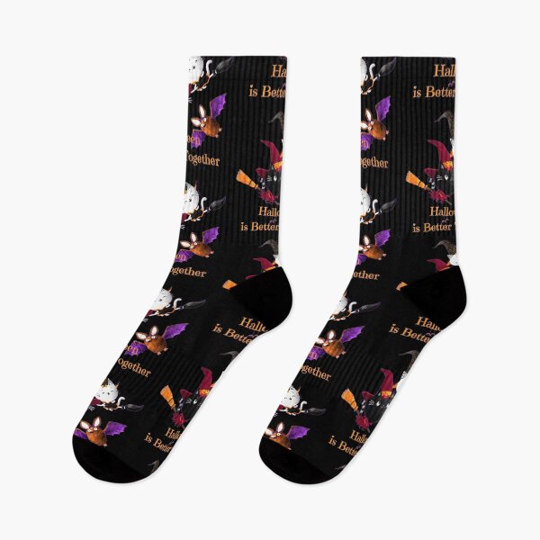 Item preview, Halloween Is Better Together Witch Cats and Bat designed and sold by BeeZBeez.