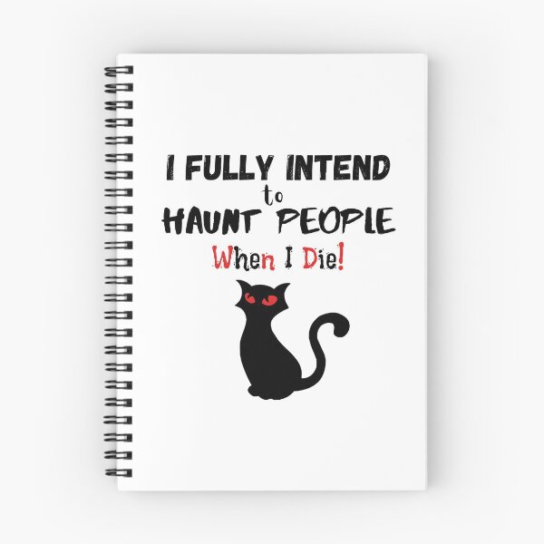 Item preview, I fully intend to haunt people when i die - Funny designed and sold by CreativeMansion.