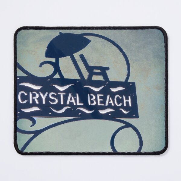 Item preview, Crystal Beach Sign designed and sold by Finding Fortuity.