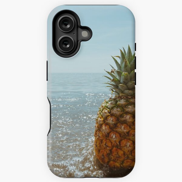 Aperçu de l'œuvre Tropical Été Plage Ananas Océan créée et vendue par newburyboutique.