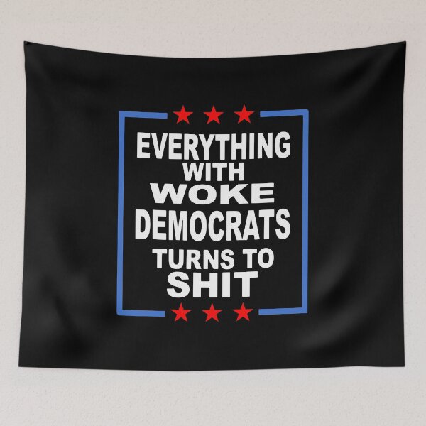 Item preview, America Everything With Woke Democrats Turns To designed and sold by Dillan-TShirt.