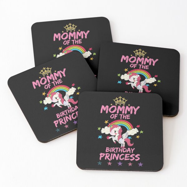 Item preview, Mommy of the Birthday Princess Girl Unicorn designed and sold by amishacreates.