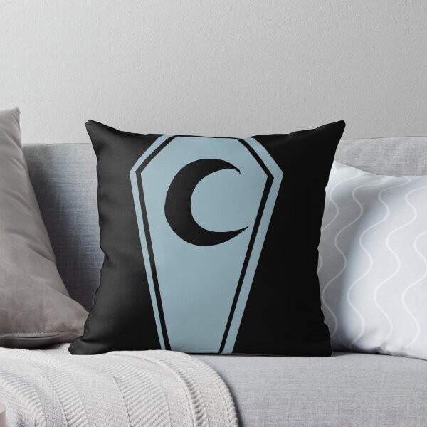 Item preview, Blue coffin crescent moon print  designed and sold by DemonicGloom.