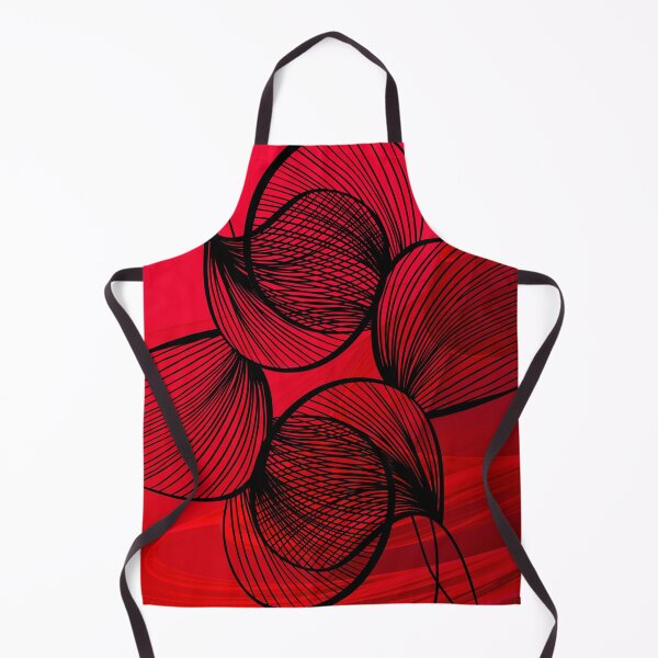 Item preview, Red Abstract Leaves designed and sold by Taleahsdesigns.