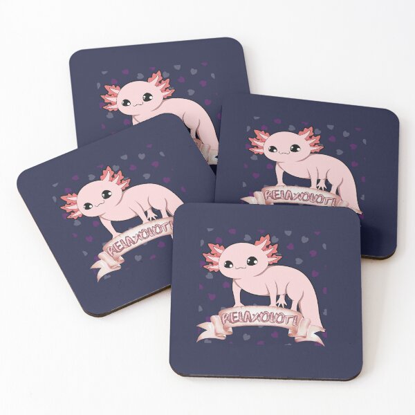 Item preview, RELAXOLOTL FUNNY COOL PINK designed and sold by Petartist.