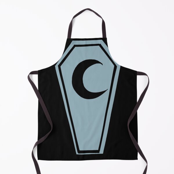 Item preview, Blue coffin crescent moon print  designed and sold by DemonicGloom.