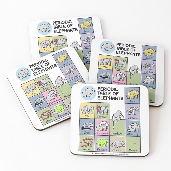 Item preview, Periodic Table of Elephants designed and sold by WrongHands.
