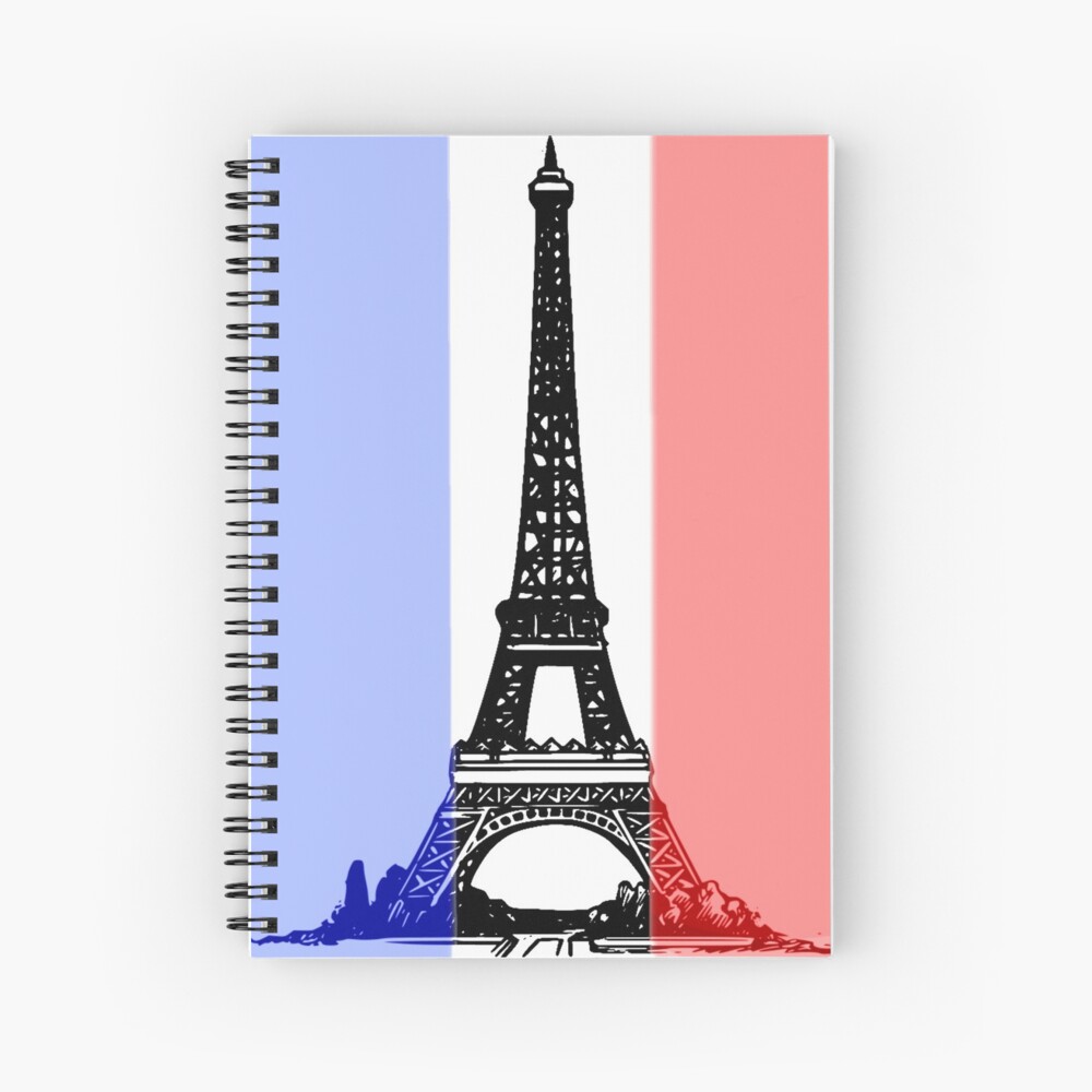 Cuaderno de espiral «Torre Eiffel, Tour Eiffel» de omarnof | Redbubble