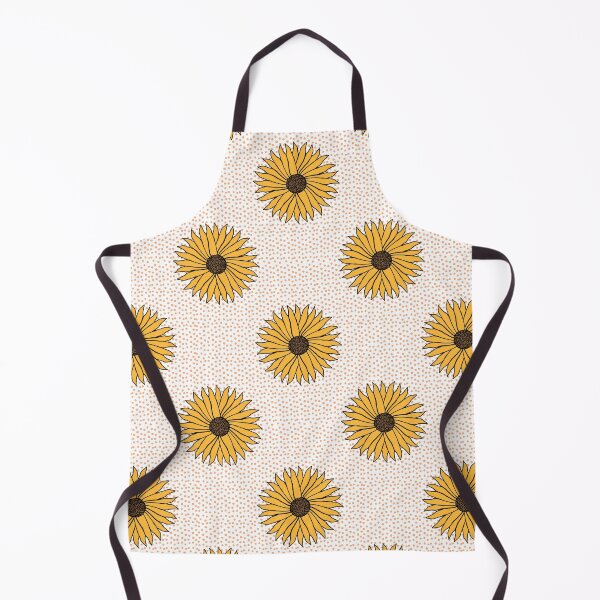 Item preview, Sunflowers and Polka Dots Cute Flower Pattern designed and sold by Punderstandable.