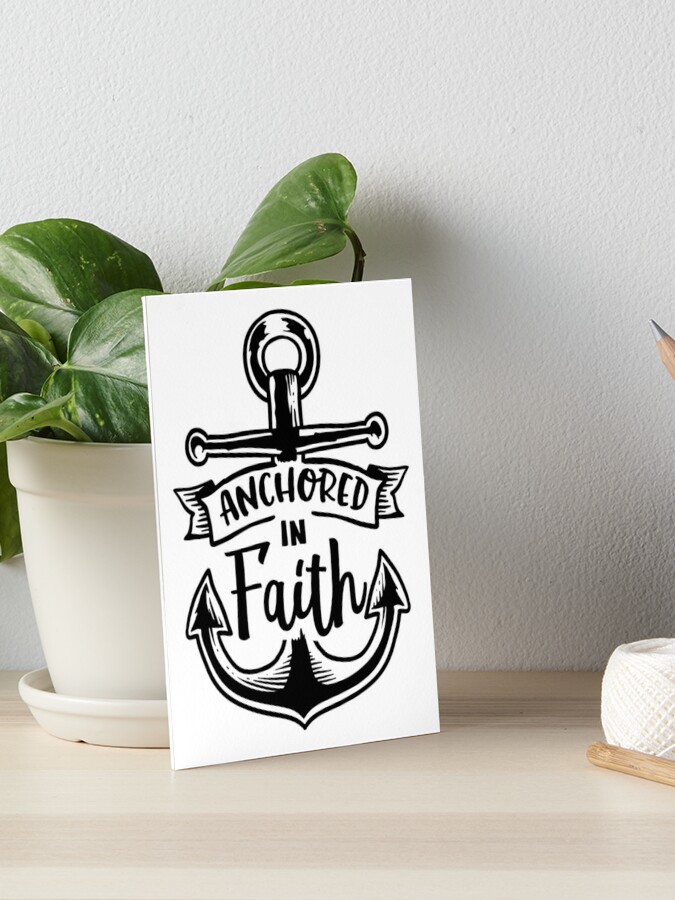 Anchored in Faith | Sticker