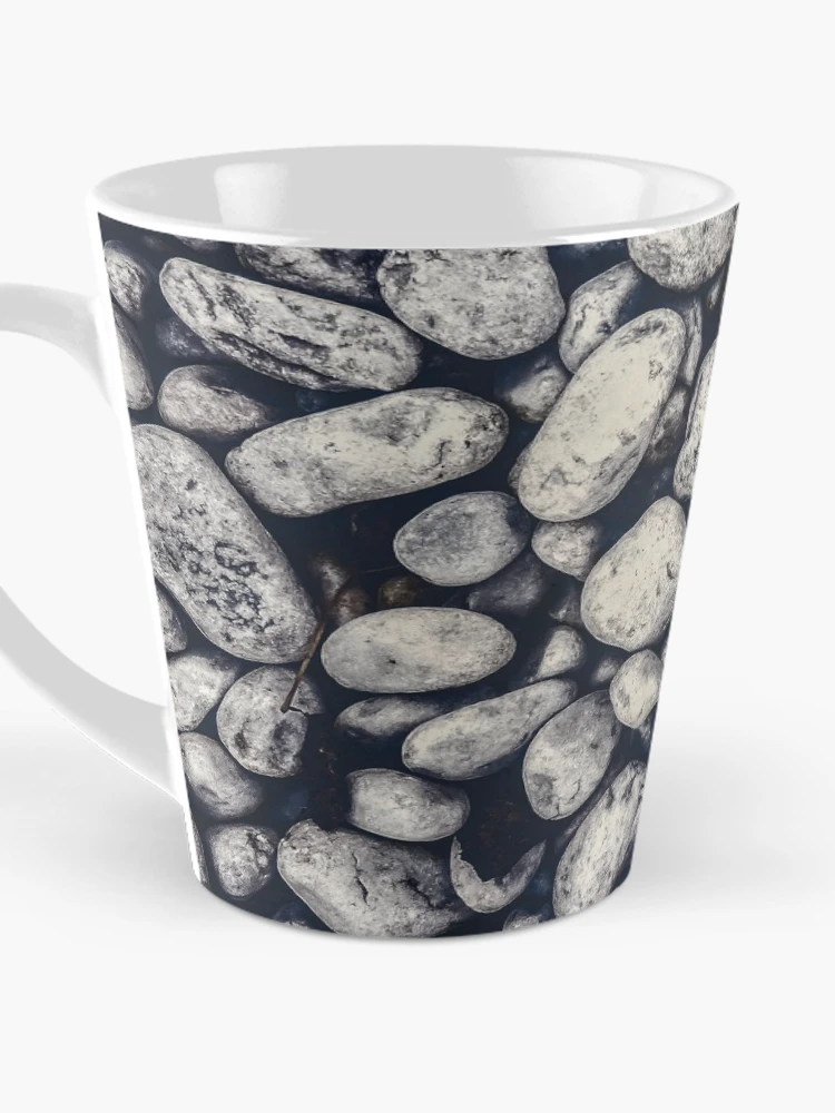 Thumbnail 3 of 4, Coffee Mug, White Rocks Close Up Pattern Photo designed and sold by DFLC Prints.