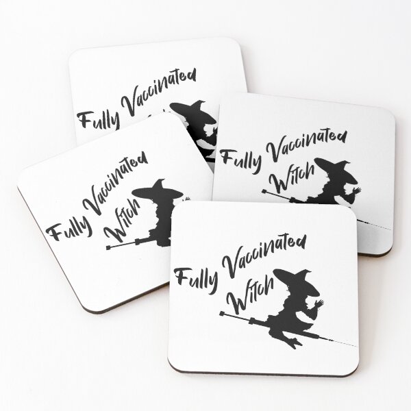 Item preview, Fully Vaccinated Witch (Blank) designed and sold by superdumb70.