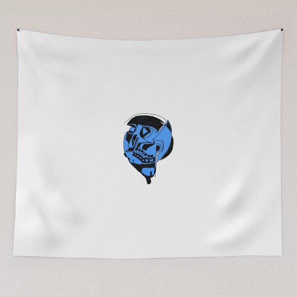 Item preview, Skull Mask Blue designed and sold by davidgoble.