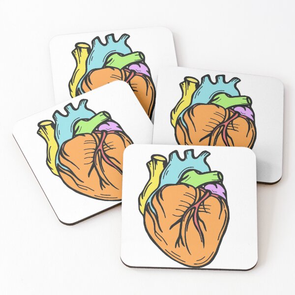 Item preview, Pastel Heart | Body and Bones | Tesni Alys Designs designed and sold by Tesni Alys.