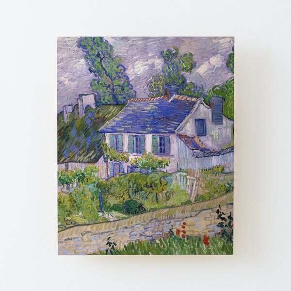 Houses at Auvers by Vincent van Gogh (1890) Wood Mounted Print