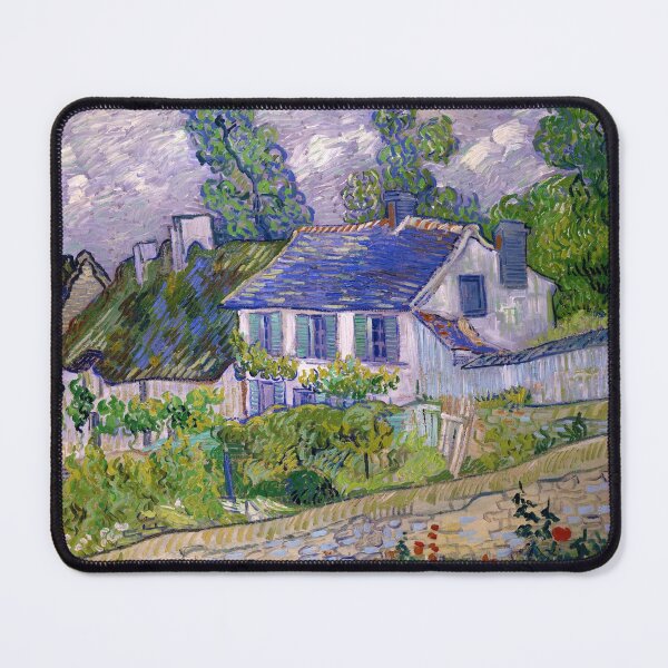 Item preview, Houses at Auvers by Vincent van Gogh (1890) designed and sold by allhistory.