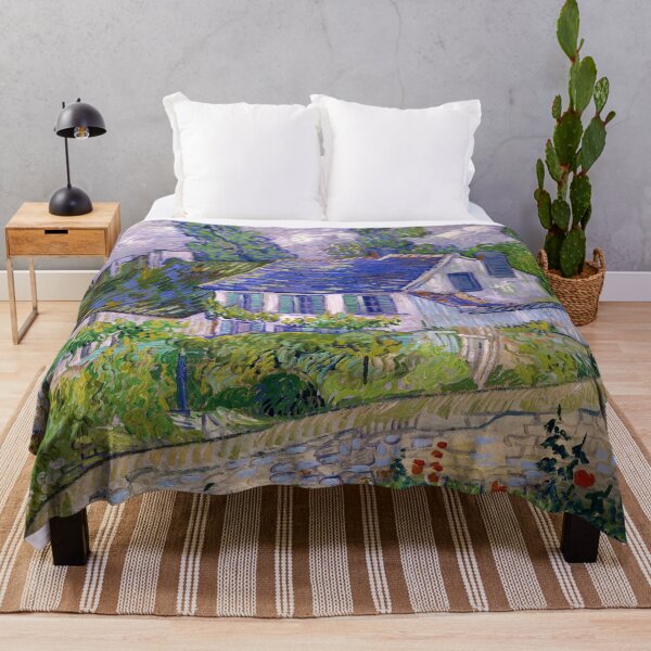 Item preview, Houses at Auvers by Vincent van Gogh (1890) designed and sold by allhistory.
