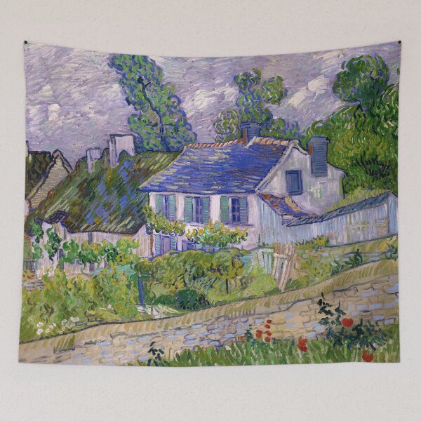 Item preview, Houses at Auvers by Vincent van Gogh (1890) designed and sold by allhistory.