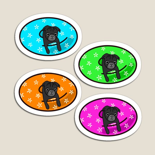 Item preview, Black Pug Inner Tube Pack designed and sold by LeasPugGrumble.