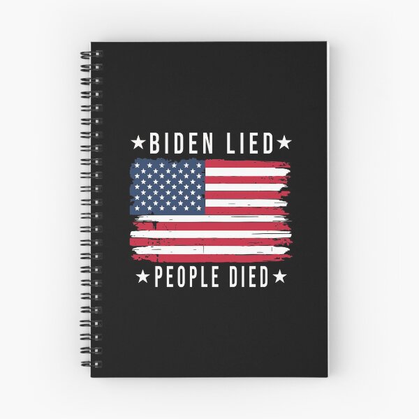 Item preview, Biden Lied People Died American Flag designed and sold by Dillan-TShirt.