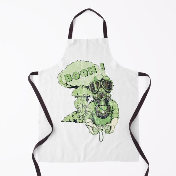 Item preview, PLAY - Atomic Bomb Blast Gas Mask Bombs Shirt Motif designed and sold by Super3.