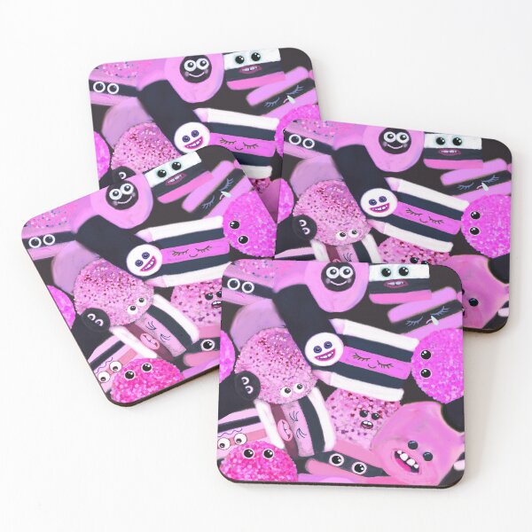 Item preview, Liquorice allsorts creatures pink designed and sold by QuirkyCraftz.
