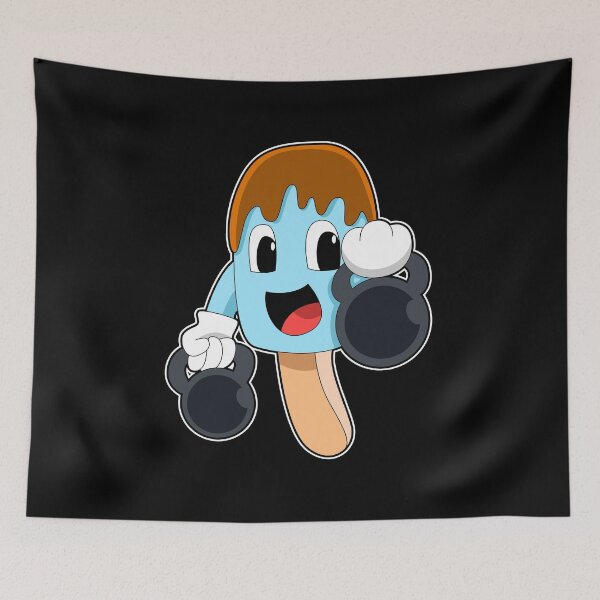 Item preview, Ice pop Bodybuilder Dumbbells Bodybuilding designed and sold by Snabdesign84.