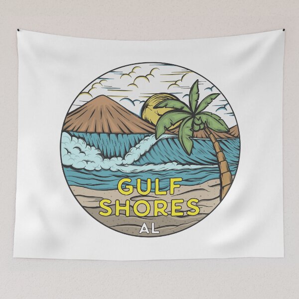 Item preview, Gulf Shores Alabama Vintage designed and sold by KrisSidDesigns.