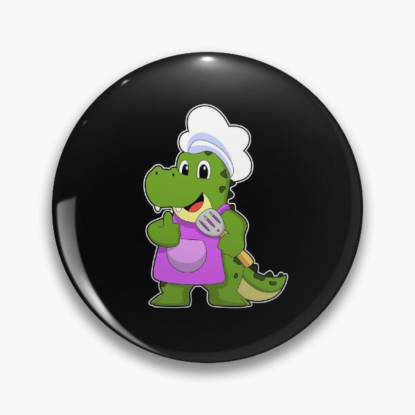 Item preview, Crocodile as Cook with Spatula designed and sold by Snabdesign84.