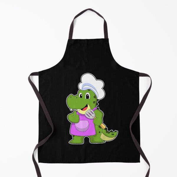 Item preview, Crocodile as Cook with Spatula designed and sold by Snabdesign84.