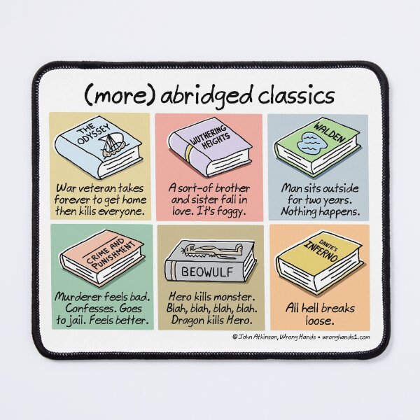 Item preview, (more) abridged classics designed and sold by WrongHands.