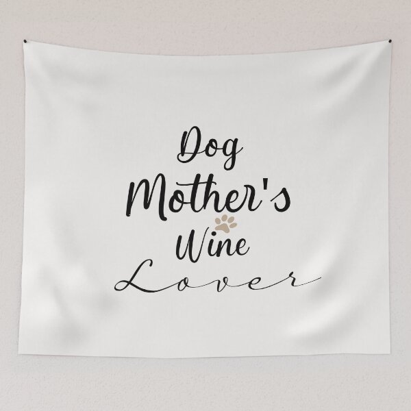 Item preview, Copy of Dog Mother Wine Lover, cutes fanny family gift idea for mom ,dad et siblings slim fit t-shirt   designed and sold by darishoping.