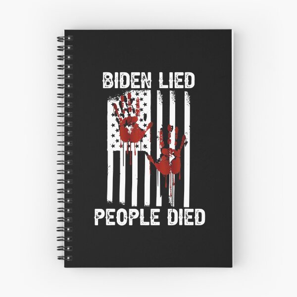 Item preview, Blood Hands Biden Lied People Died designed and sold by Dillan-TShirt.